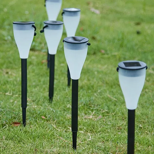 2 in 1 Solar-Powered Color Changing Garden LED Lantern Light