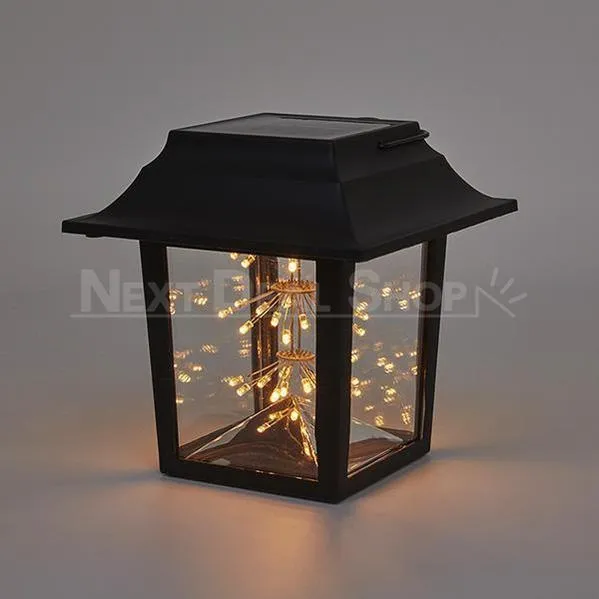 2 in 1 Solar-Powered Copper Wire LED Lantern Light