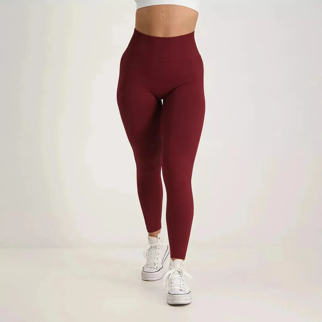 AB Scrunch Legging Bordeaux