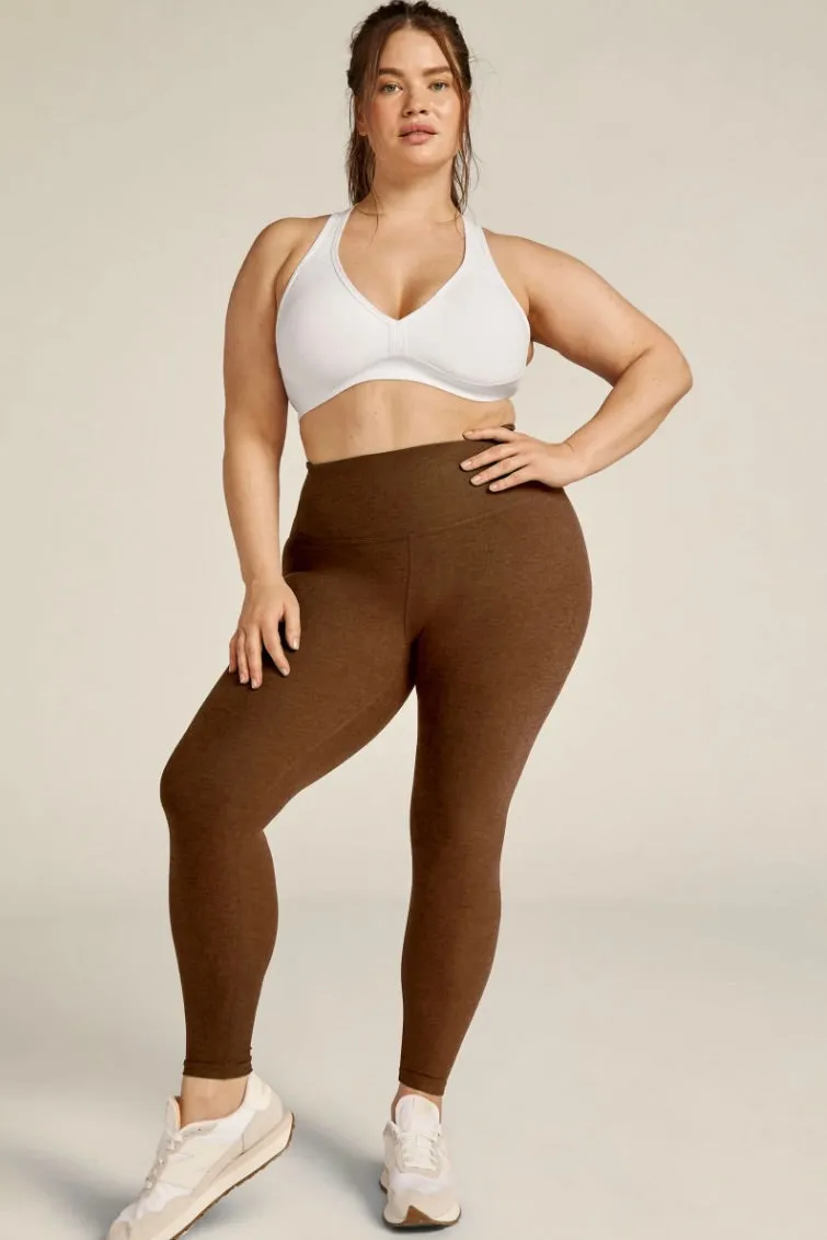 Beyond Yoga HW Midi Legging- Bold Mocha