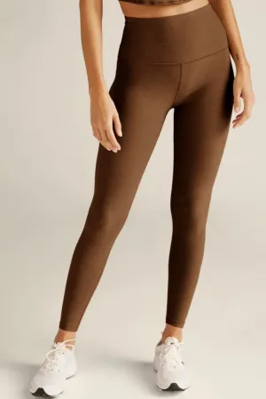 Beyond Yoga HW Midi Legging- Bold Mocha