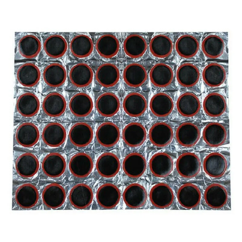 Bicycle Flat Tire Repair Kit Tool Set 48pcs Portable Rubber Fetal Repair Tools bike Inner Tube Puncture Patch Repair Tools