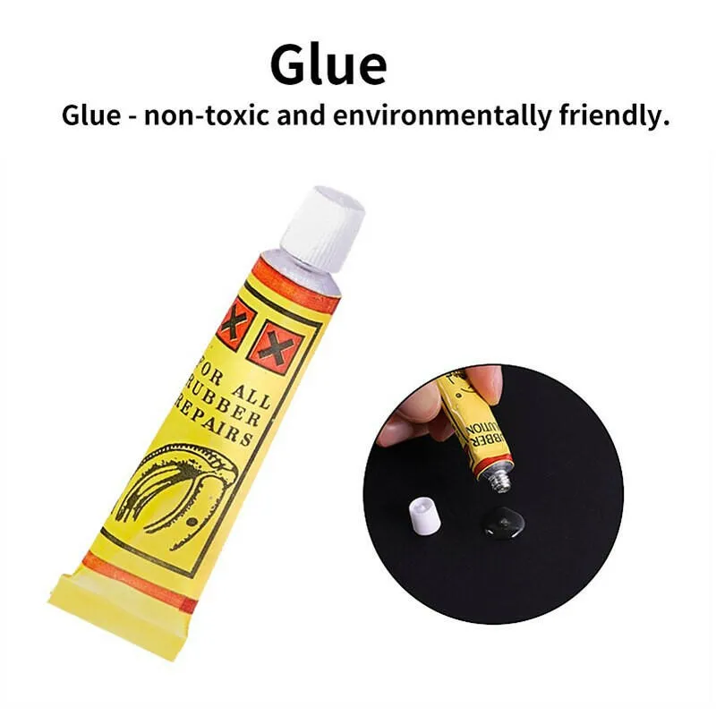 Bicycle Tire Repair Kits Tools Cycling Inner Tube Patching Tyre Filler Glue Free Cold Patch Sealant Fix Portable Tirekit