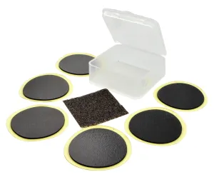 Bike Tire Patch Kit with Glueless Self-Adhesive