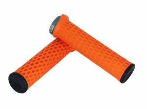 Bike Yoke Grippy Lock On Grips - Orange