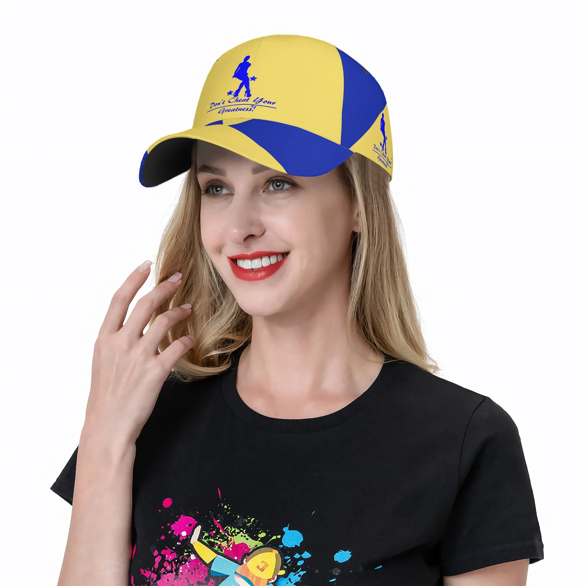 D9 Collection Curved Brim Baseball Cap (AOP)