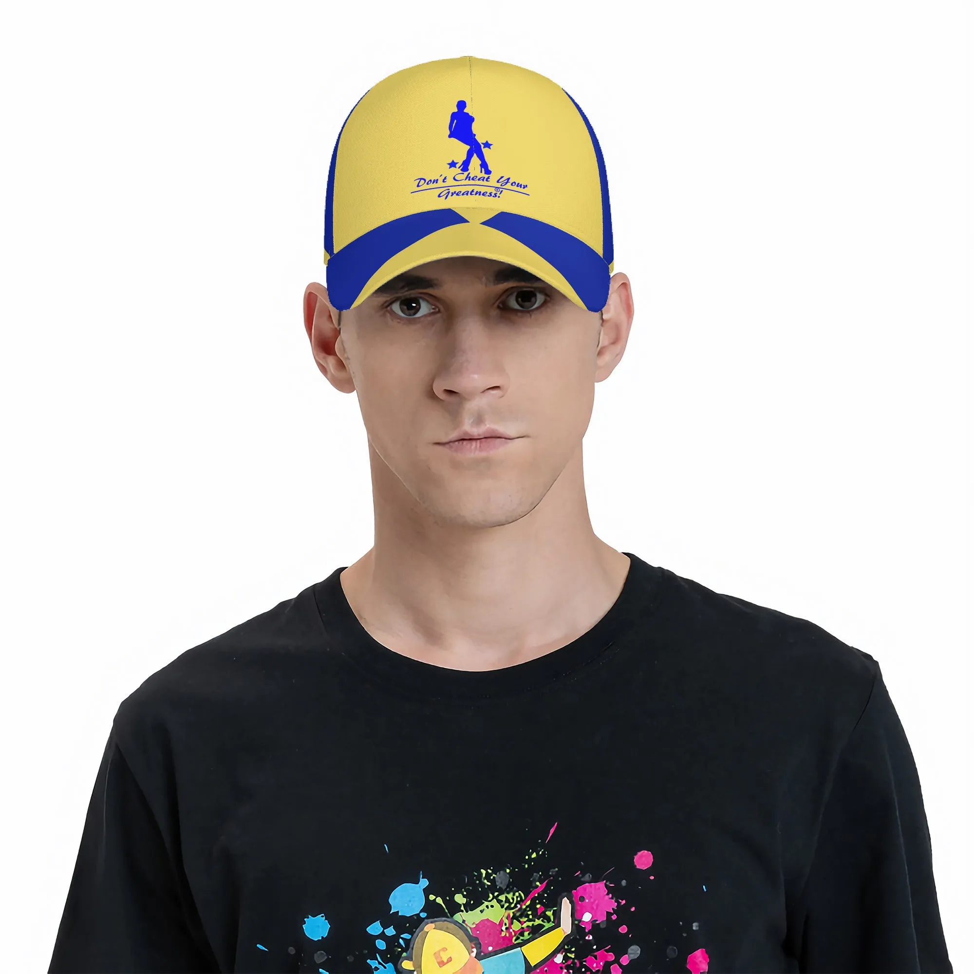 D9 Collection Curved Brim Baseball Cap (AOP)