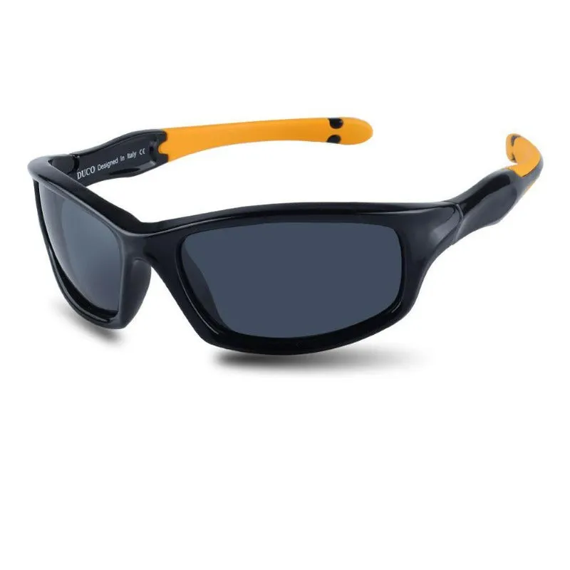 DUCO Kids Sports Style Polarized Sunglasses Flexible Frame For Boys and Girls K006