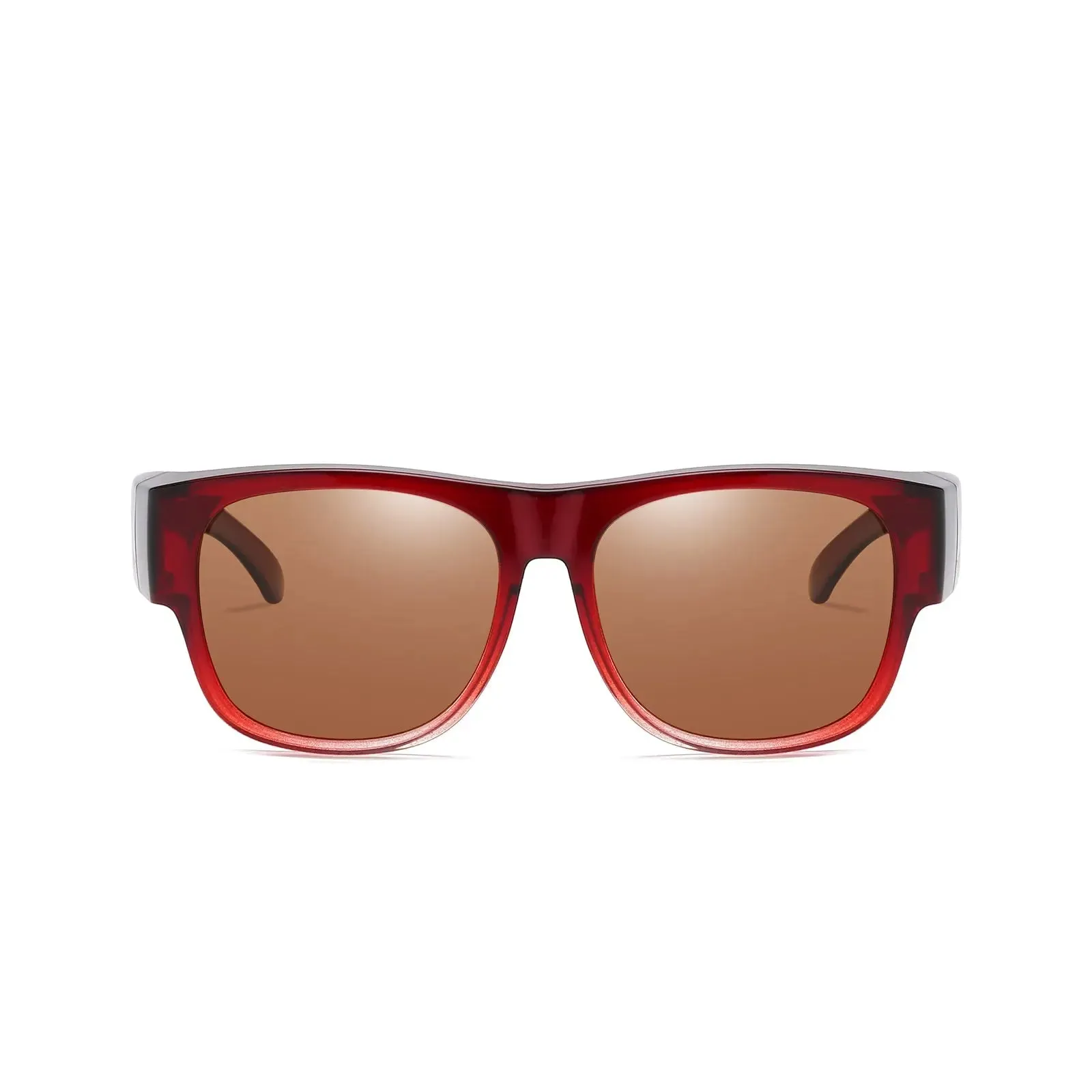 DUCO Unisex Wear Over Prescription Glasses Rx Glasses Polarized Sunglasses DC8956