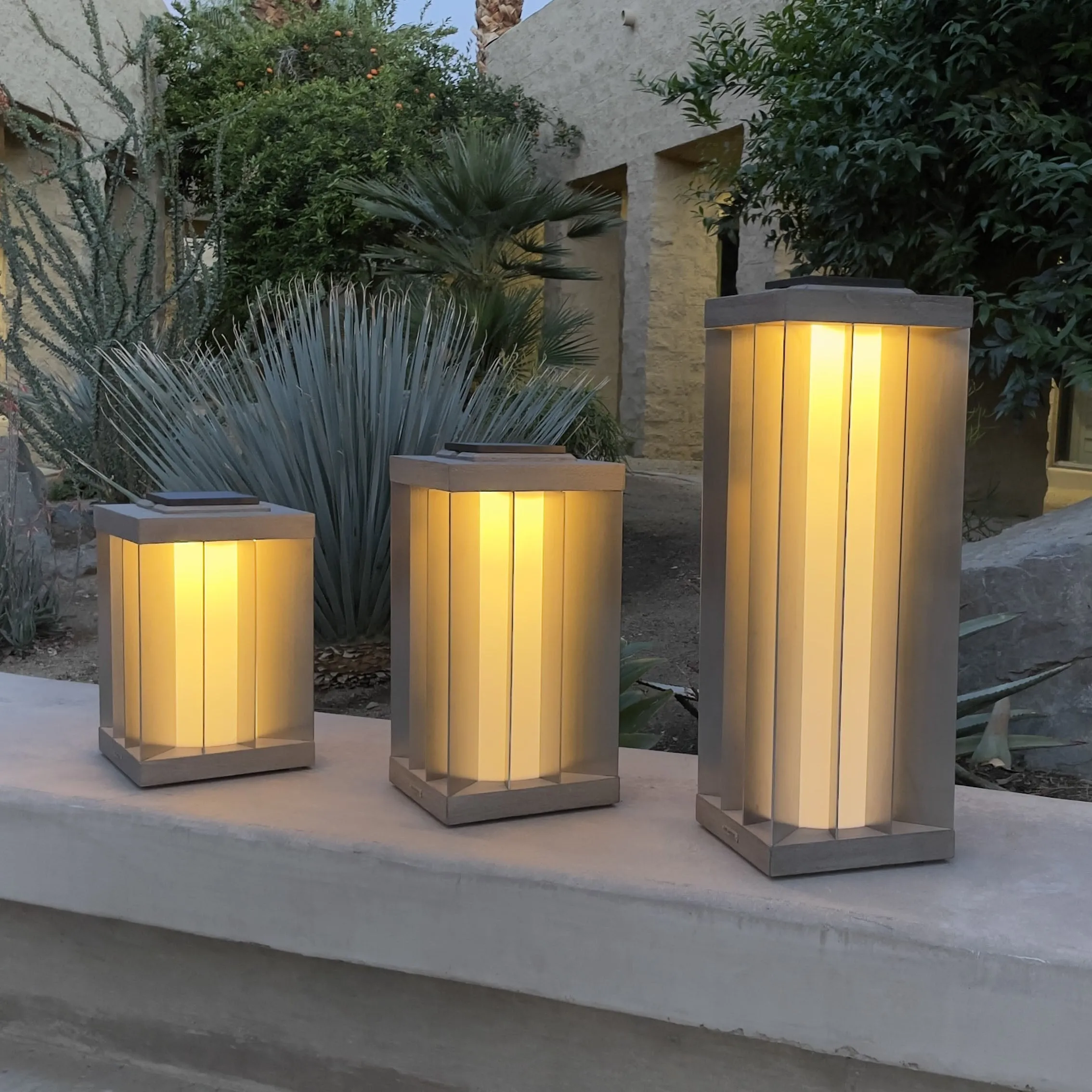 Edge Solar Outdoor Lantern