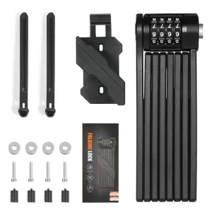 Foldable Bicycle Password Lock Strongest Anti Theft Heavy Duty Lock MTB Road Bike Motorcycle Electric Bike Lock
