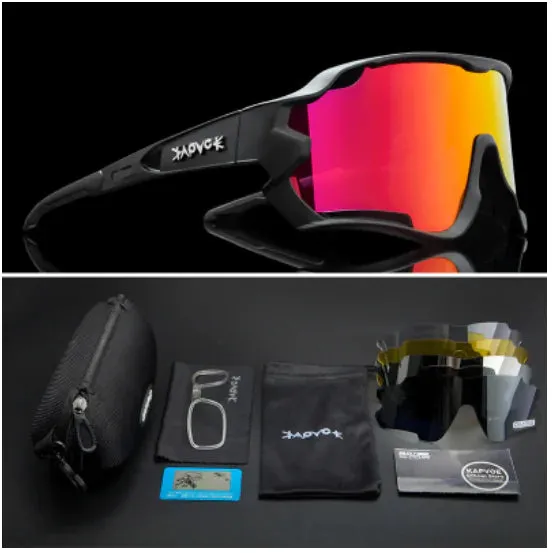 High-Performance Polarized Cycling Glasses for Clear Vision and UV Protection