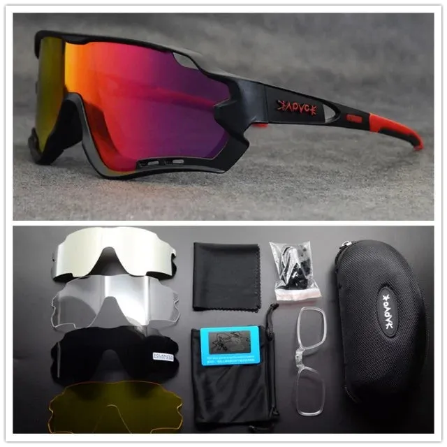 High-Performance Polarized Cycling Glasses for Clear Vision and UV Protection