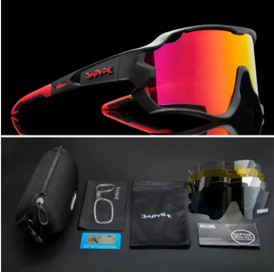 High-Performance Polarized Cycling Glasses for Clear Vision and UV Protection