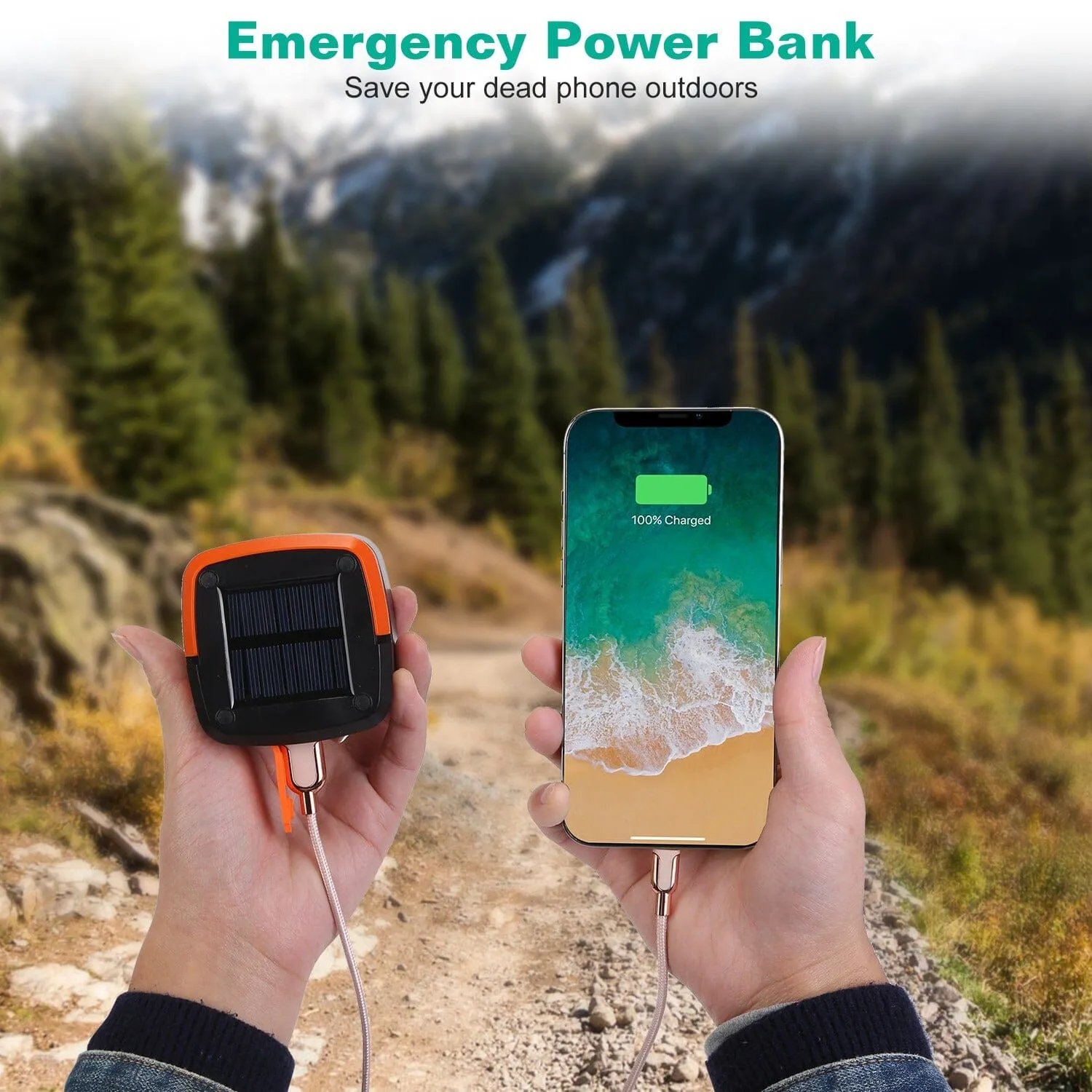 LED Collapsible Solar Camping Lantern