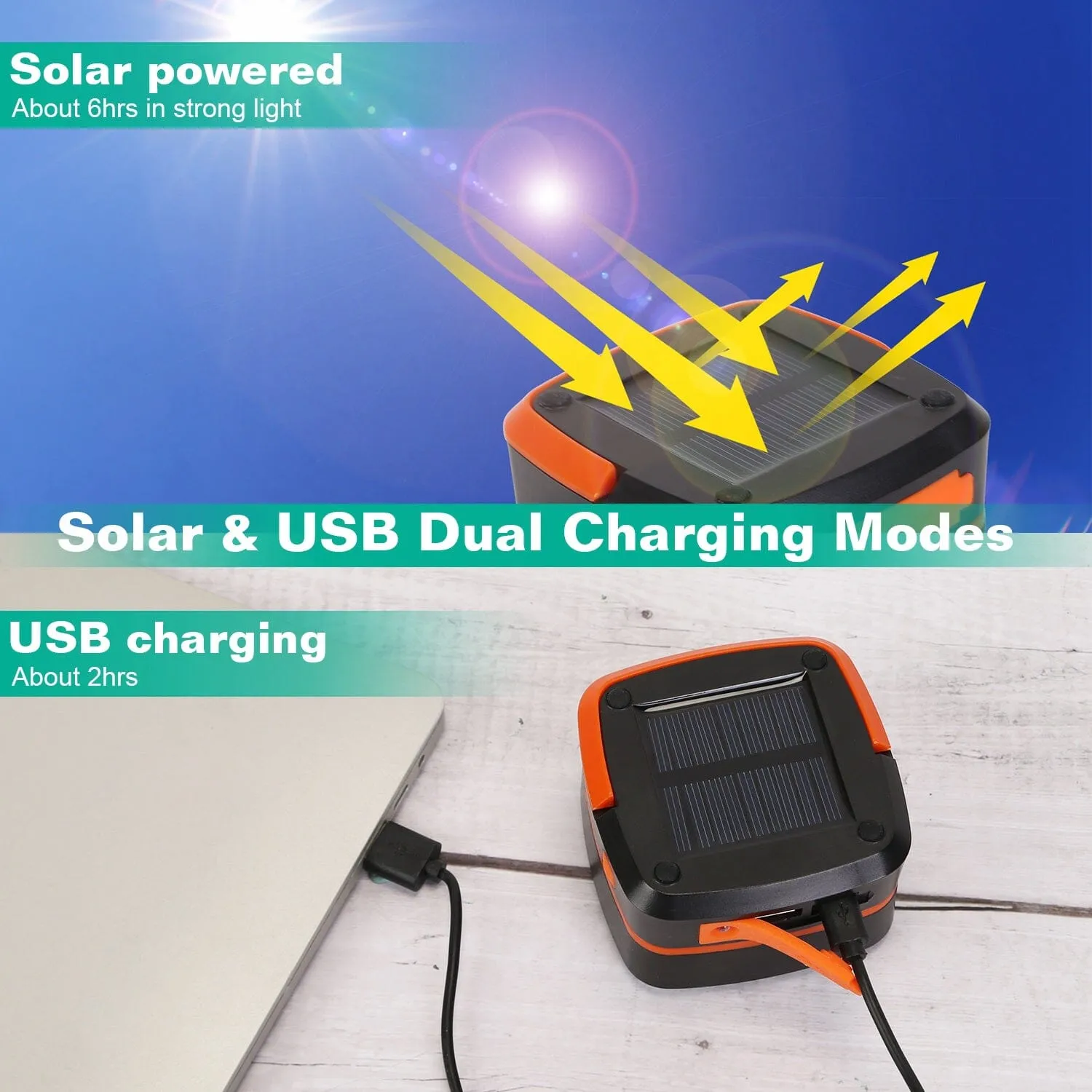 LED Collapsible Solar Camping Lantern
