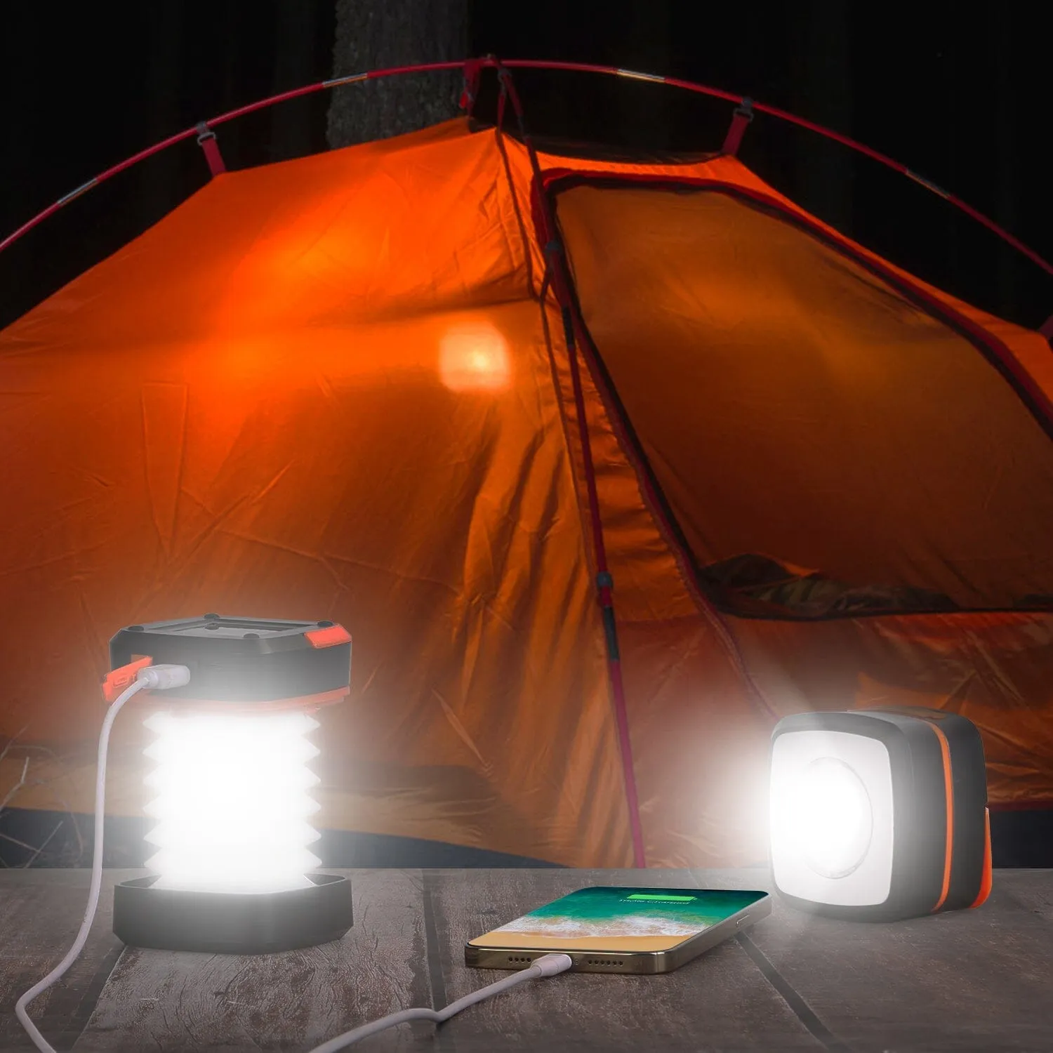 LED Collapsible Solar Camping Lantern