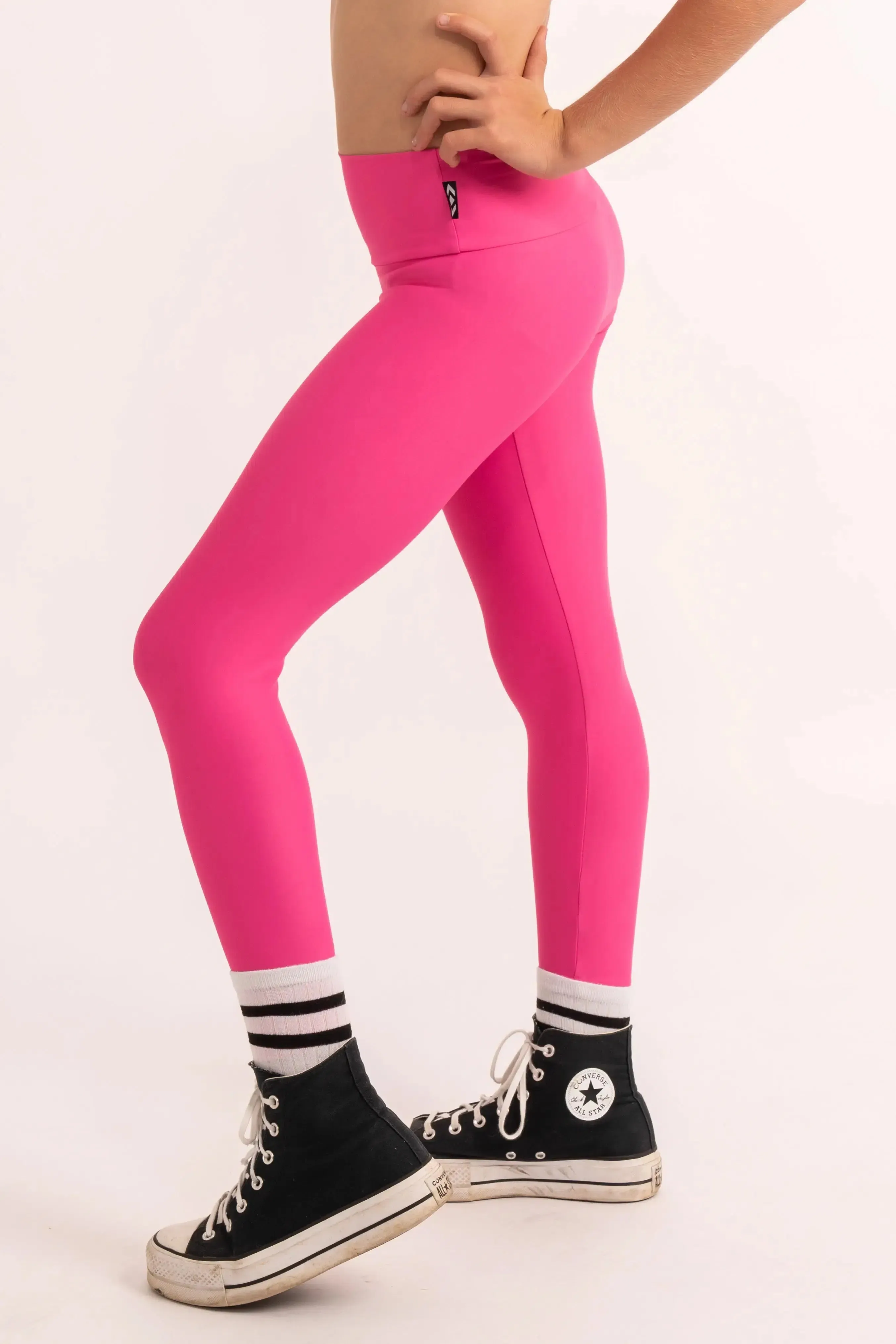 Performance Kids Leggings - Candy Pink