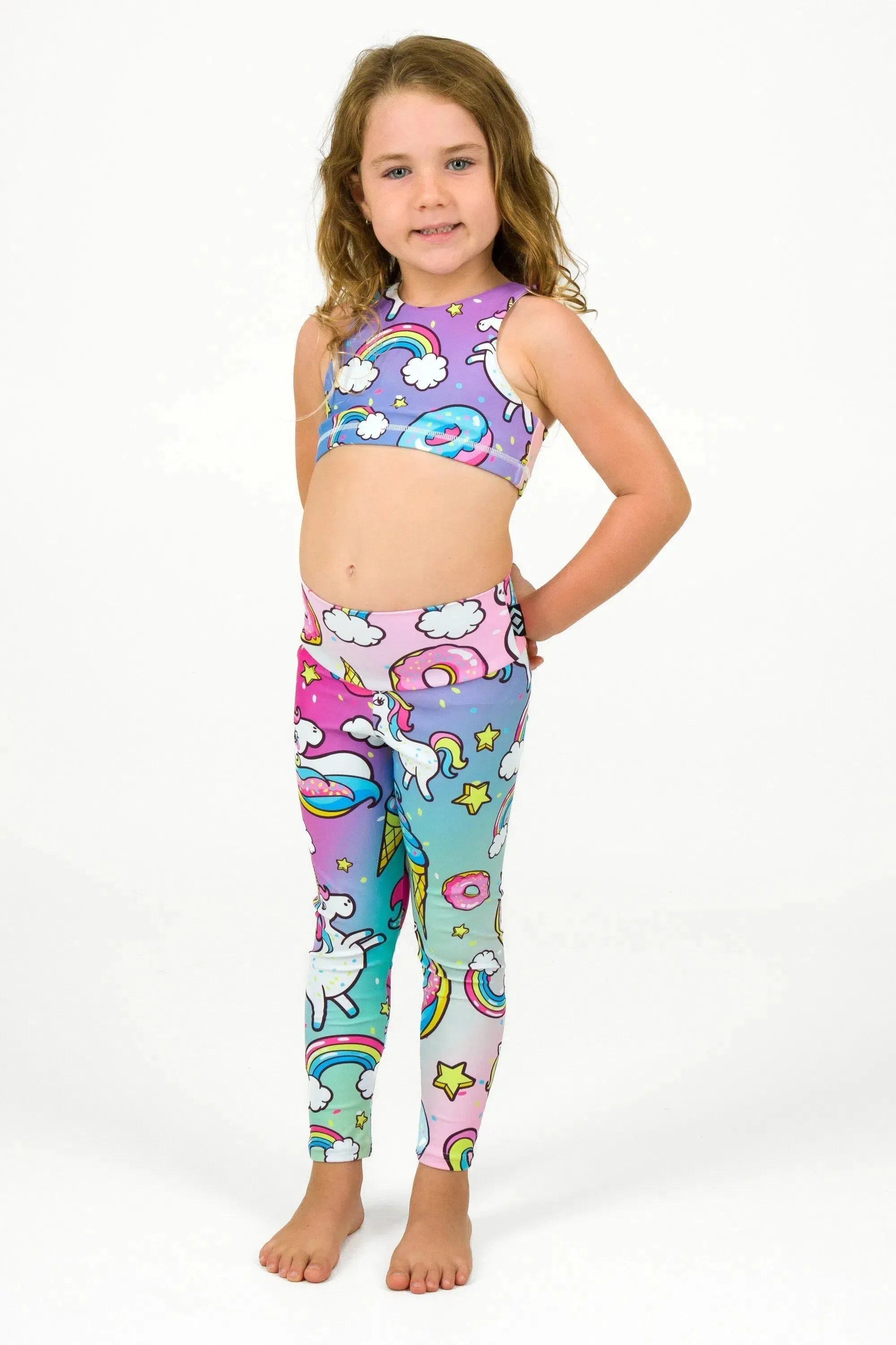 Performance Kids Leggings - Unicorn
