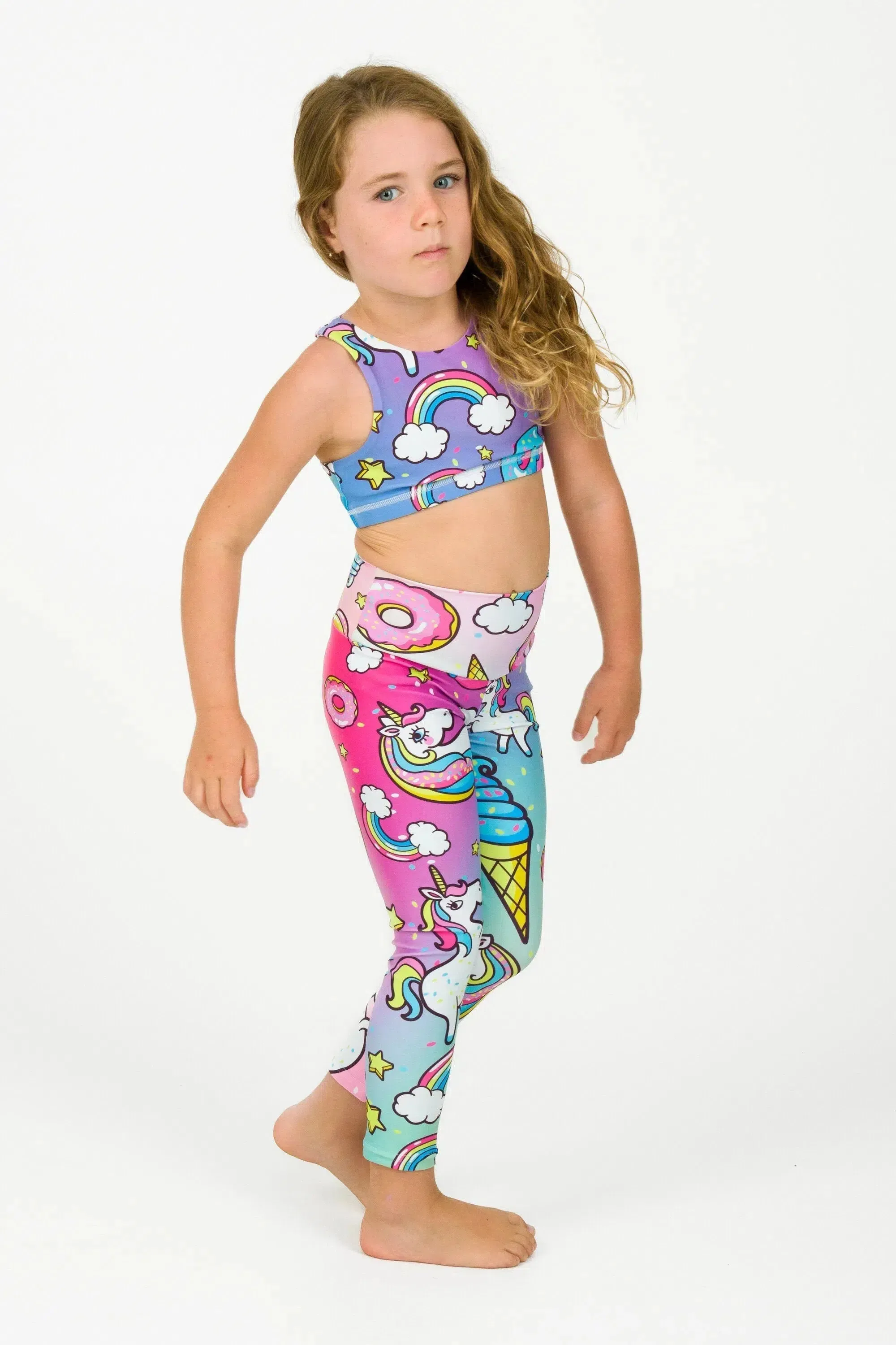 Performance Kids Leggings - Unicorn