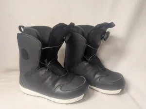 Salomon Launch Boa Jr Snowboard Boots 7.5 Black Used