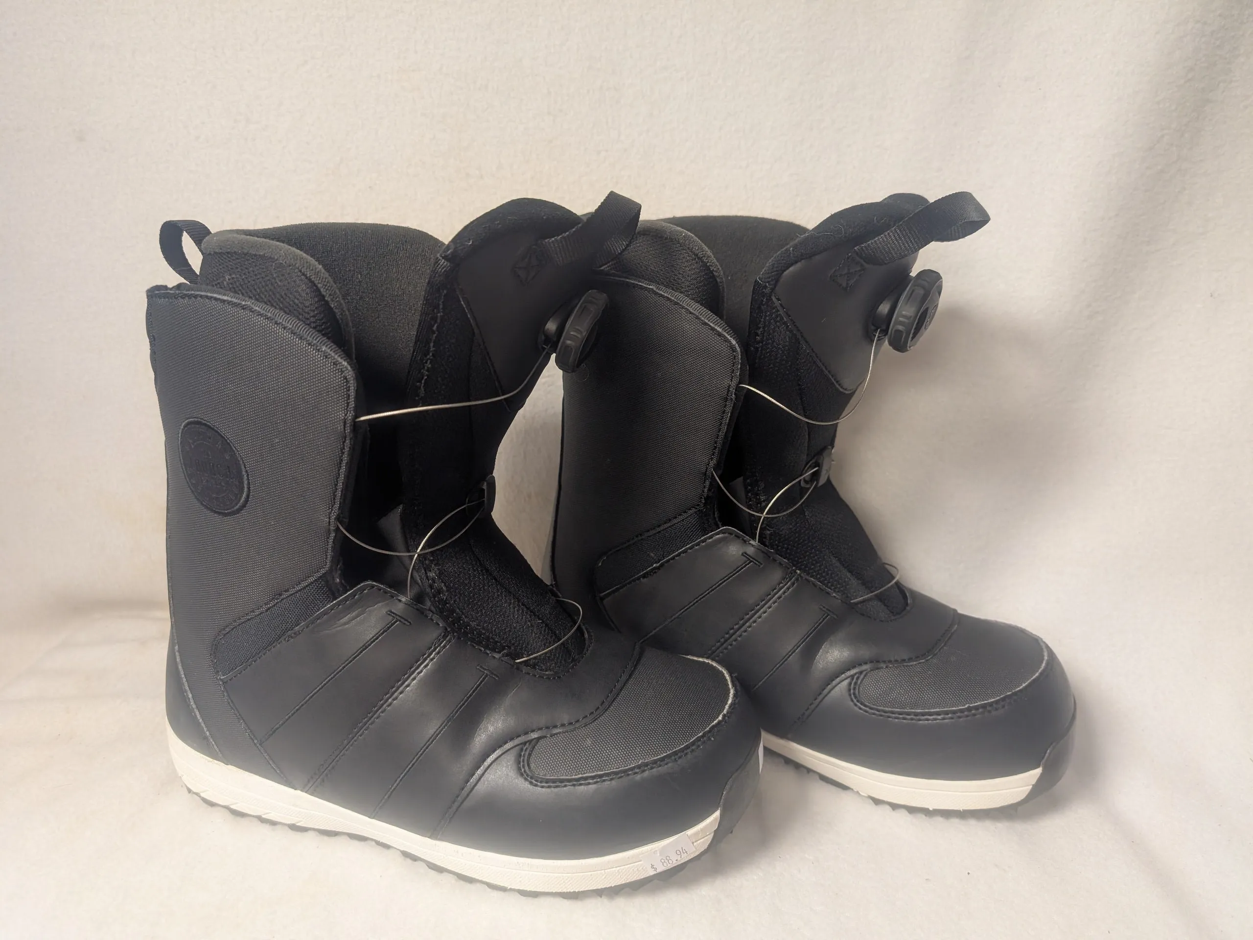 Salomon Launch Boa Jr Snowboard Boots 7.5 Black Used