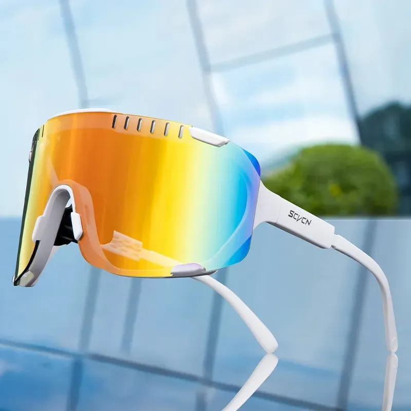SCVCN Cycling Glasses Outdoor Sports Bicycle Sunglasses UV400 Men MTB Cycling Sunglasses Women Road Bike Glasses