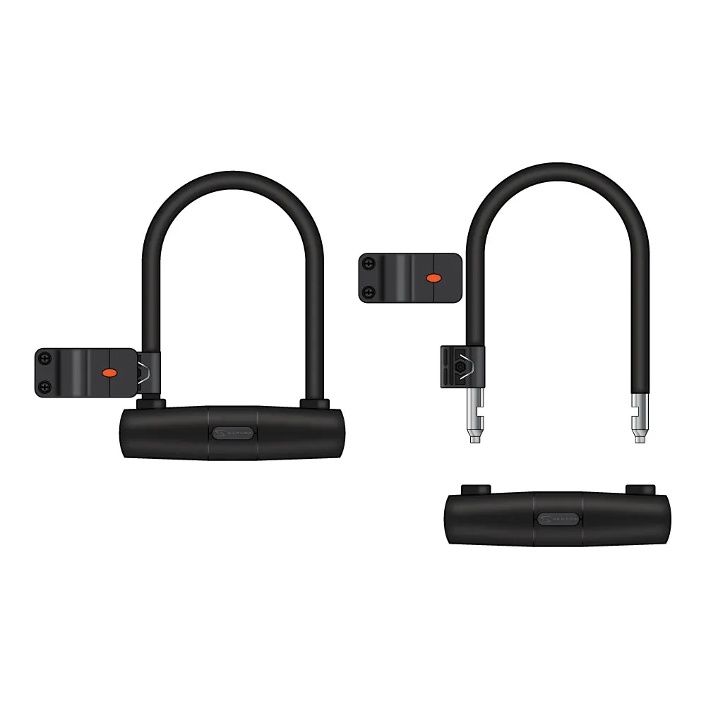 Serfas UL-150 Pocket U-Lock with Bracket  -Live4Bikes