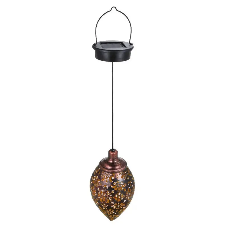 Tomshine Solar Lantern LED Moroccan Garden Lights Metal Lamp Waterproof