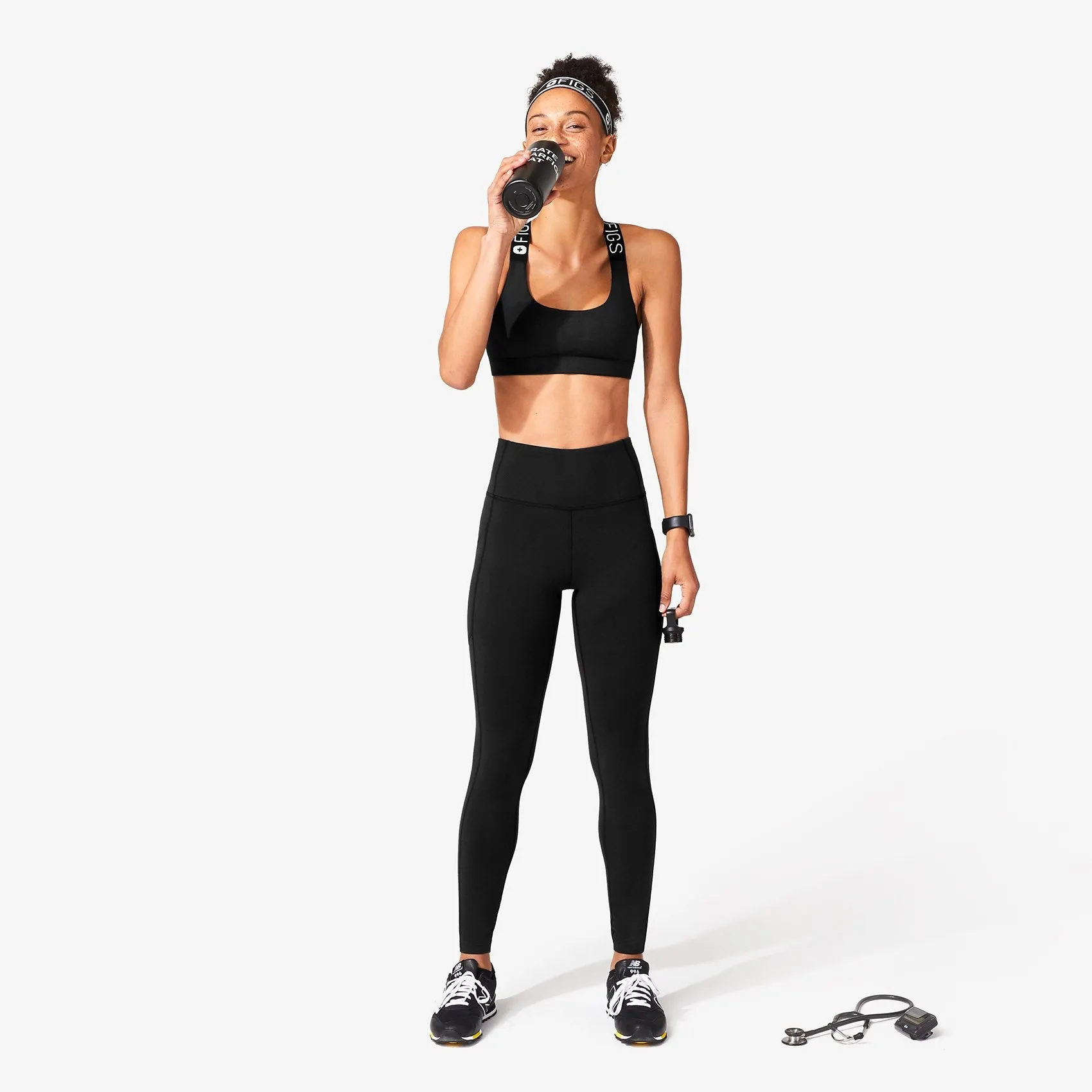 women's Black 300 Performance Leggings