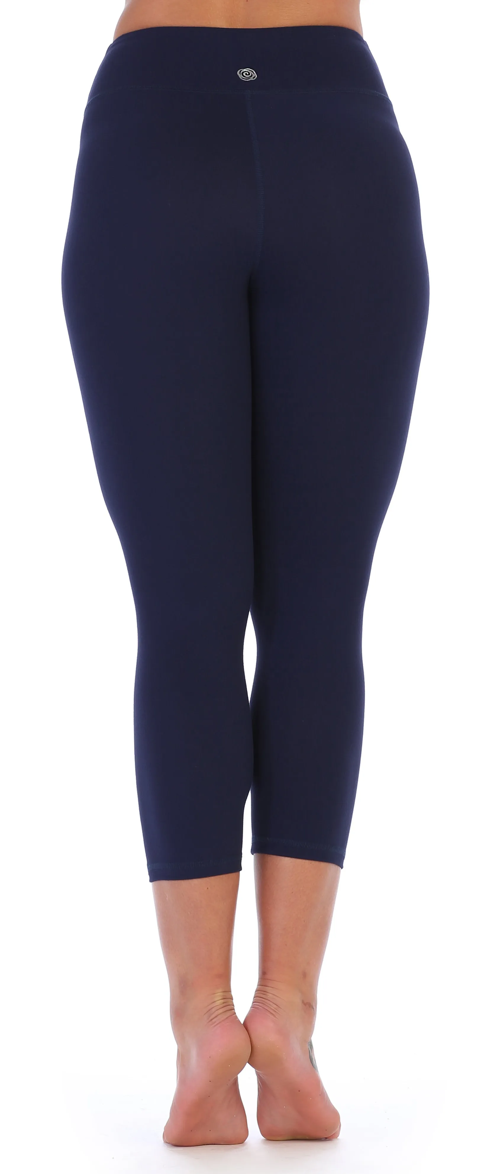 Women's High Waist Three-Fourth Compression Leggings