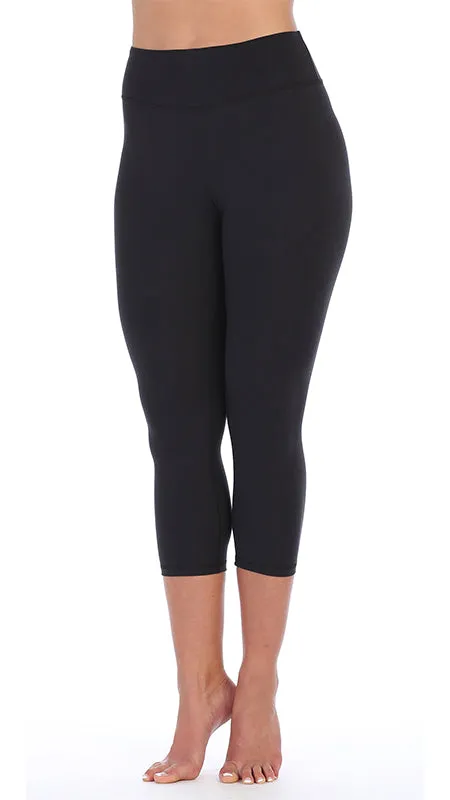 Women's High Waist Three-Fourth Compression Leggings